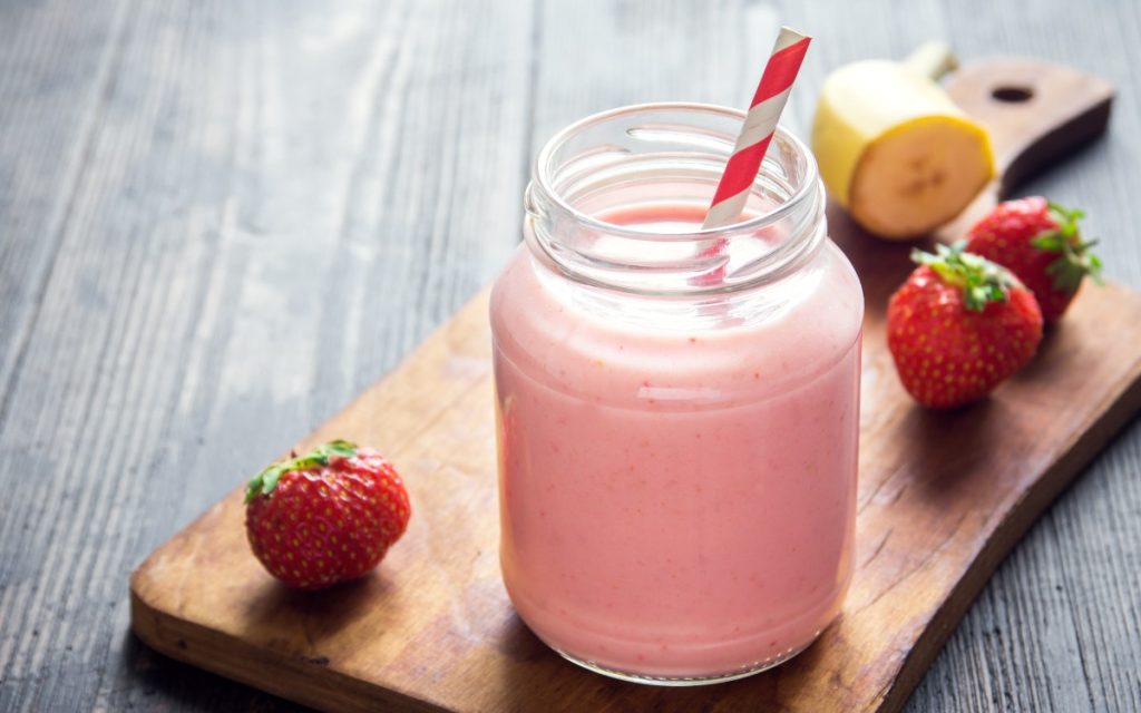 Proteinski smoothei od jagode